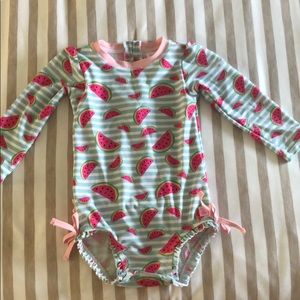 Watermelon Ruffle Butts suit